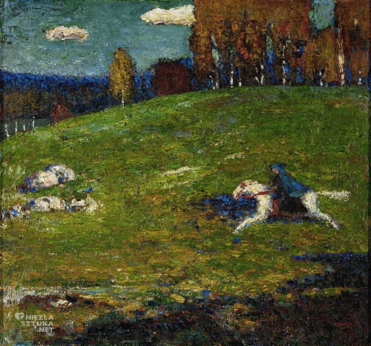 Wassily Kandinsky, Błękitny jeździec, Der Blaue Reiter, niezła sztuka