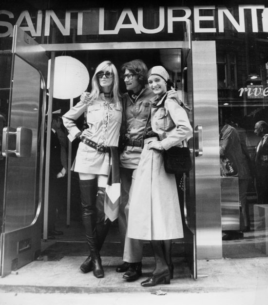 Yves Saint Laurent, Betty Catroux, Loulou De La Falaise, moda, projektant mody, niezła sztuka