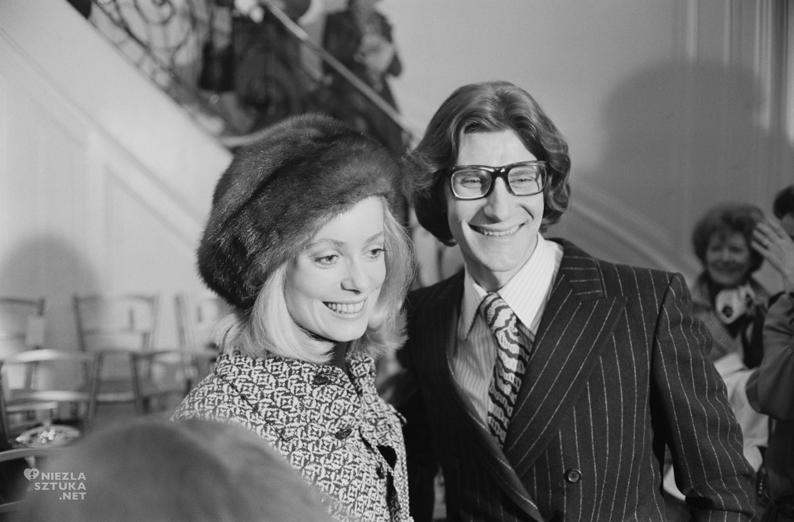 Yves Saint Laurent, Catherine Deneuve, projektant, aktorka, moda, Niezła Sztuka