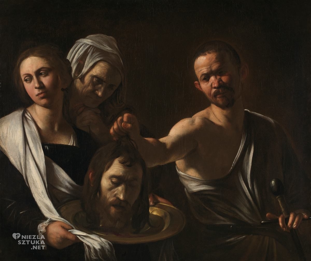 Caravaggio, Salome z głową Jana Chrzciciela, sztuka włoska, sztuka religijna, Niezła Sztuka