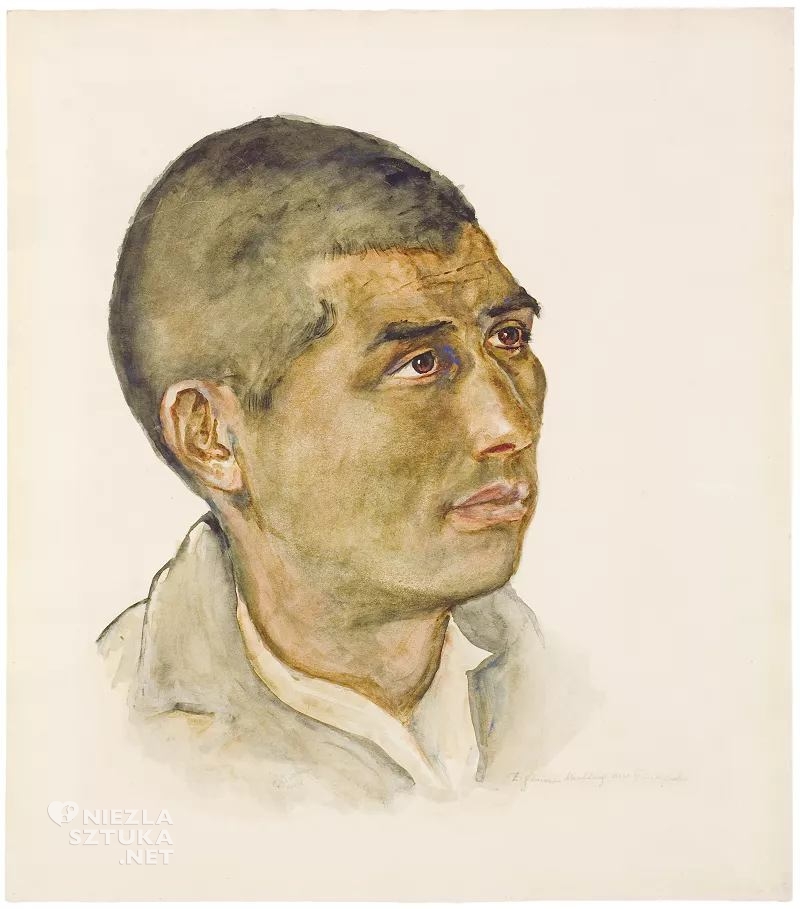 Dina Babbitt, portret, auschwitz-birkenau, więzień, sztuka wojenna, Niezła Sztuka