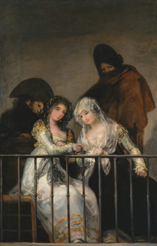 Francisco Goya, Majas na balkonie, Sztuka Hiszpańska, Niezła Sztuka