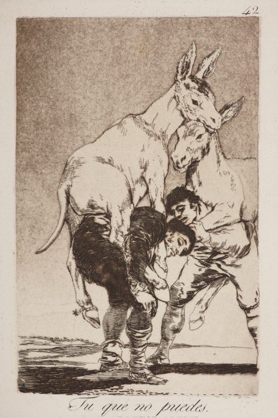 Francisco de Goya, Ty, który nie możesz, Niezła sztuka, Kaprysy, Ilustracje