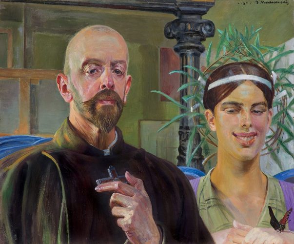 Jacek Malczewski, Autoportret, wiosna, Lusławice, niezła sztuka