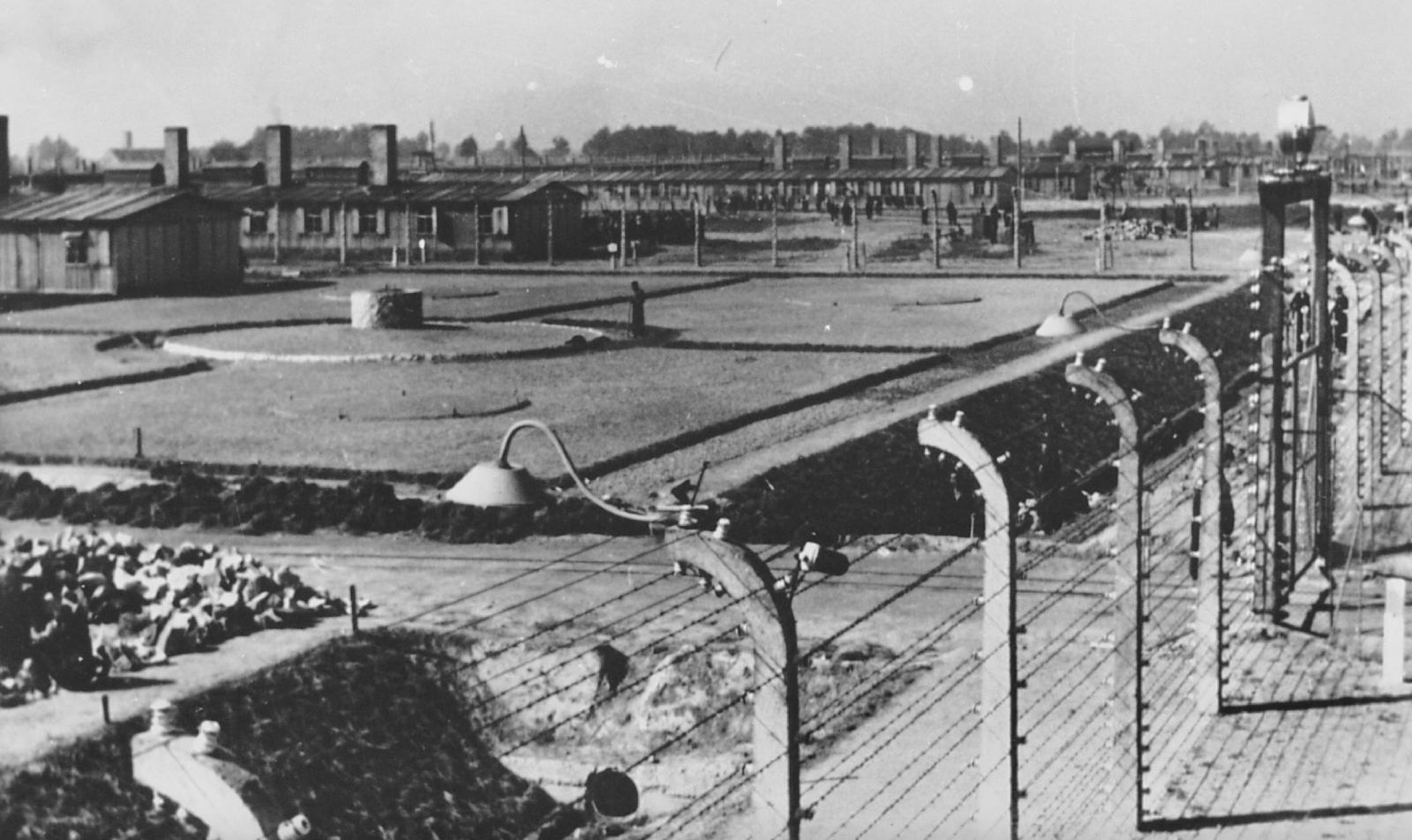 Widok obozu Birkenau, Państwowe Muzeum Auschwitz-Birkenau, zdjęcie, archiwum, niezła sztuka