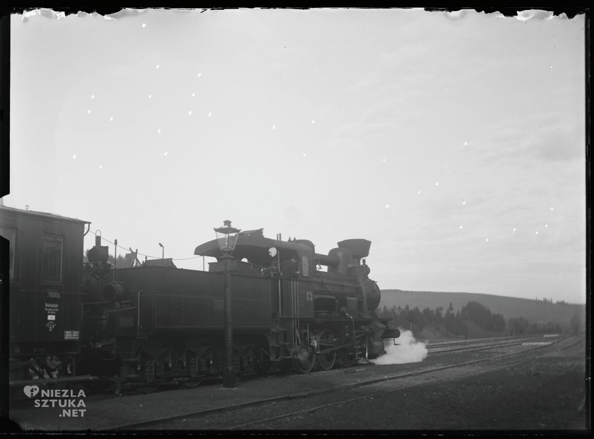 Witkacy, Witkiewicz, lokomotywa, pociąg, fotografia, Niezła sztuka