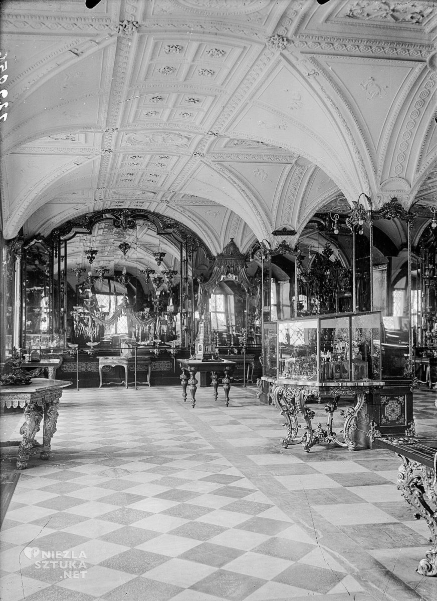 Drogocenna Sala w Zielonym Sklepieniu, fotografia, archiwum, architektura, wnętrza, niezła sztuka