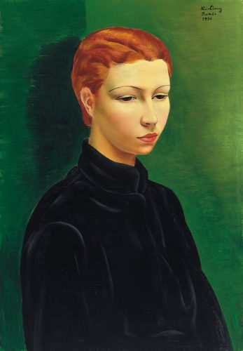 Mojżesz Kisling, Mademoiselle A.O., sztuka francuska, portret, portret kobiecy, niezła sztuka