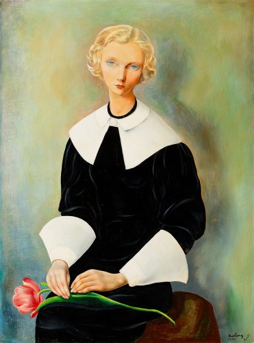 Mojżesz Kisling, Ingrid, kubizm, portret, malarstwo polskie, Niezła Sztuka