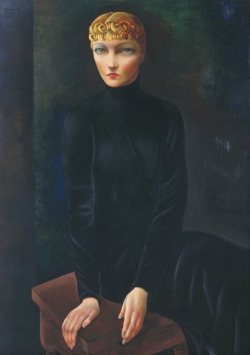 Mojżesz Kisling, Portret Marcel Chantal, kubizm, malarstwo polskie, Niezła Sztuka