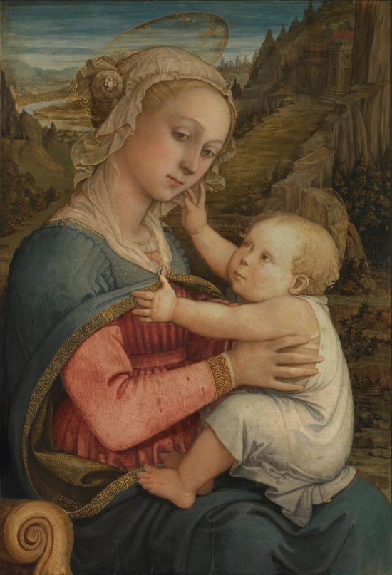 Filippo Lippi, Maryja z dzieckiem, malarstwo religijne, sztuka religijna, malarstwo włoskie, niezła sztuka