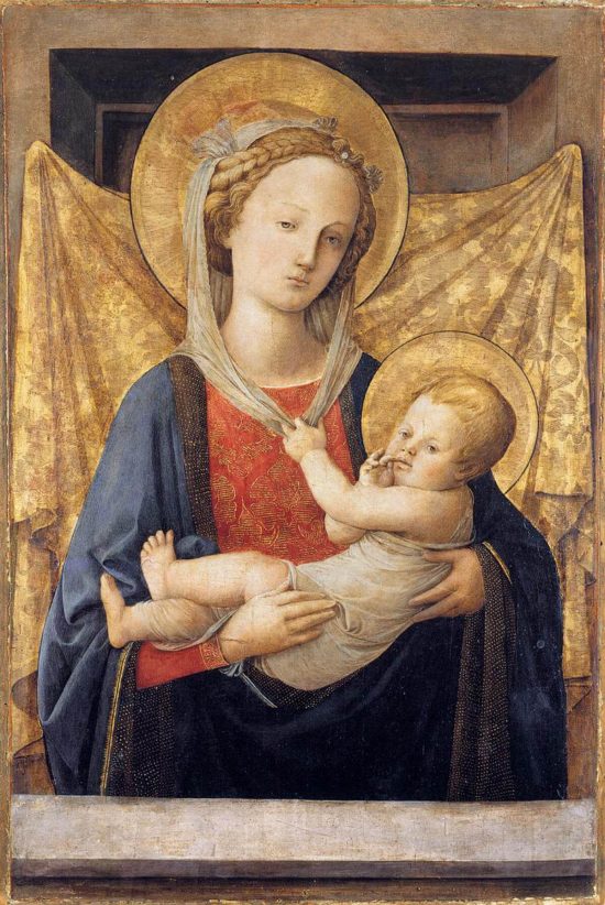 Filippo Lippi, Matka Boska z Dzieciątkiem, niezła sztuka