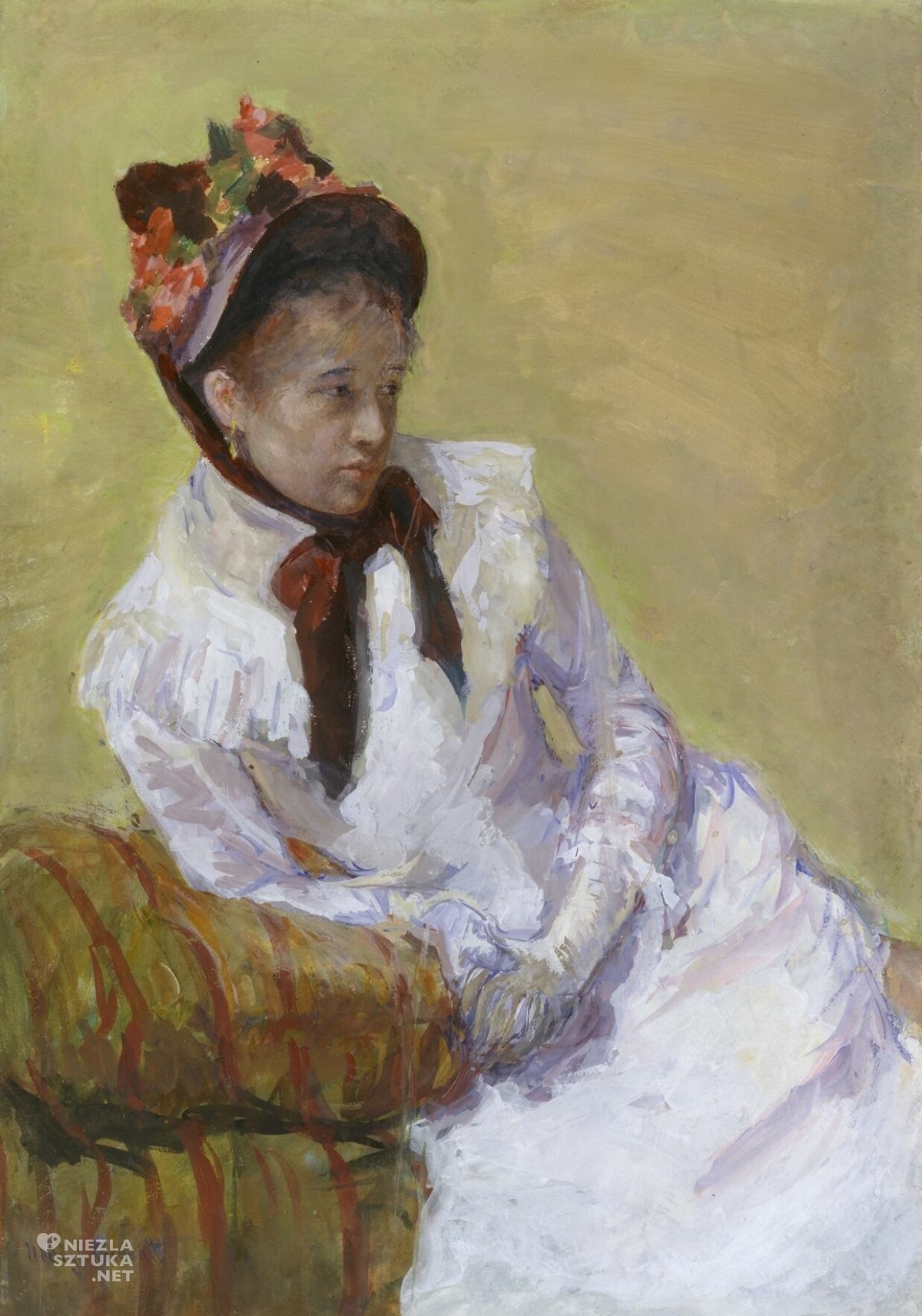 Mary Cassatt, Portret artystki, autoportret, kobiety w sztuce, sztuka amerykańska, niezła sztuka