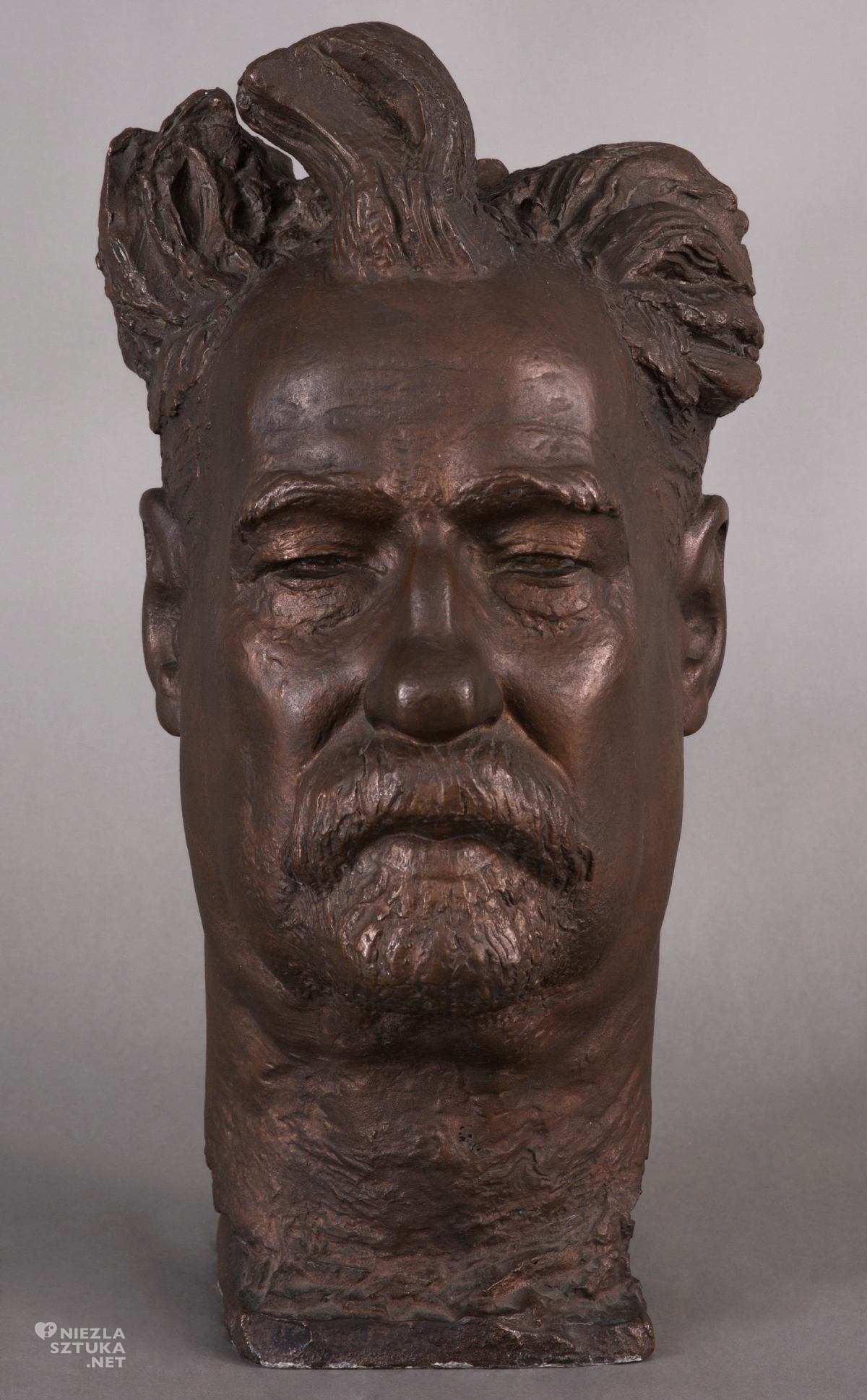 Alfons Karny, Miłosz Kotarbiński, portret, rzeźba, sztuka polska, niezła sztuka