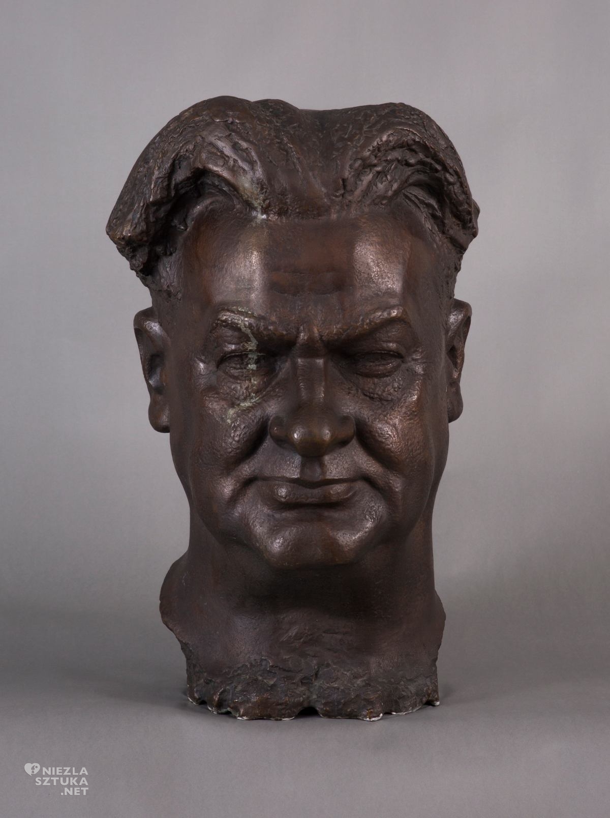 Alfons Karny, Władysław Broniewski, portret, rzeźba, sztuka polska, niezła sztuka