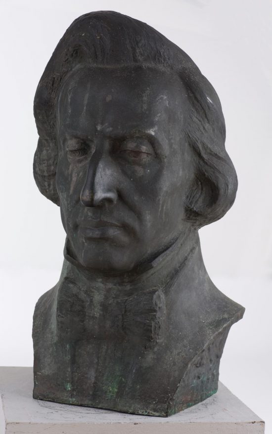 Alfons Karny, Fryderyk Chopin, portret, rzeźba, sztuka polska, niezła sztuka