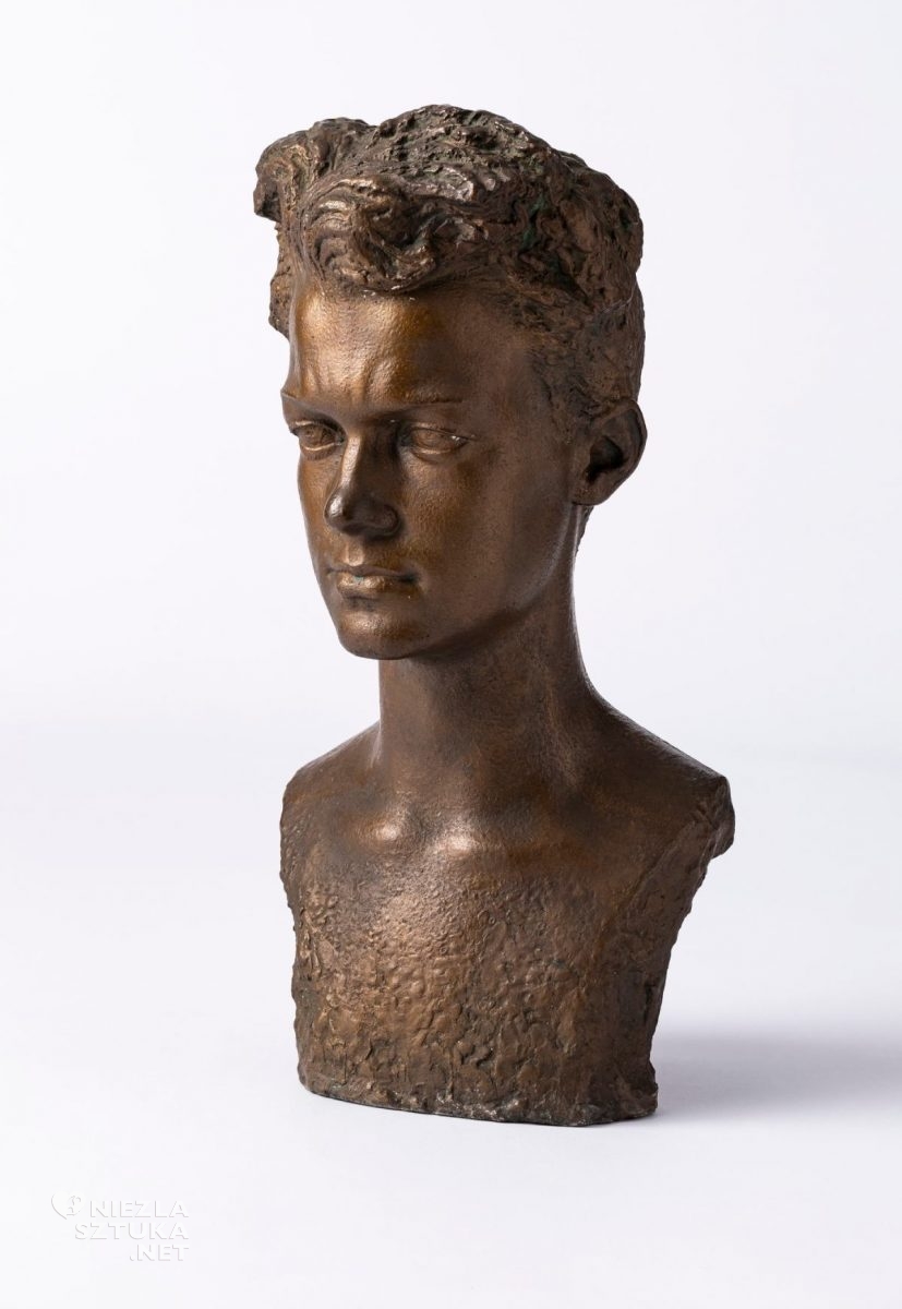 Alfons Karny, Partyzant Dzidek, rzeźba, brąz, sztuka polska, muzeum Alfonsa Karnego, niezła sztuka