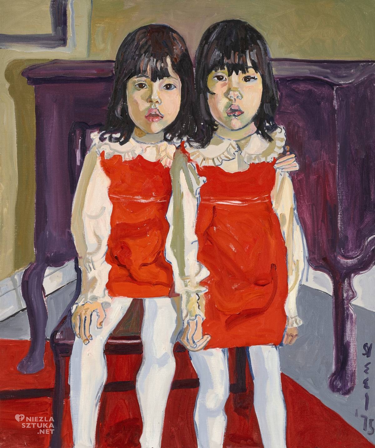 Alice Neel, Bliźniaczki De Vegh, motyw sobowtóra, sztuka współczesna, niezła sztuka