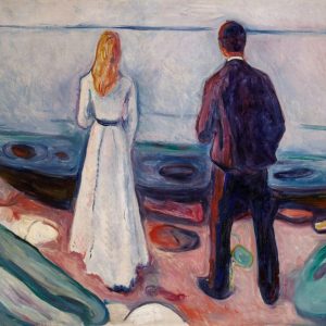 Edvard Munch, Samotni, sztuka norweska, ekspresjonizm, niezła sztuka