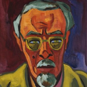 Karl Schmidt-Rottluff, Autoportret, sztuka niemiecka, niezła sztuka