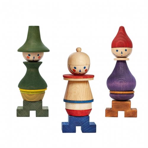 LALA Stick Fig. No. 07, LALA Stick Fig. No.02, LALA Stick Fig. No.06 Wooden Story, zabawki, prezentownik, pomysł na prezent, niezła sztuka