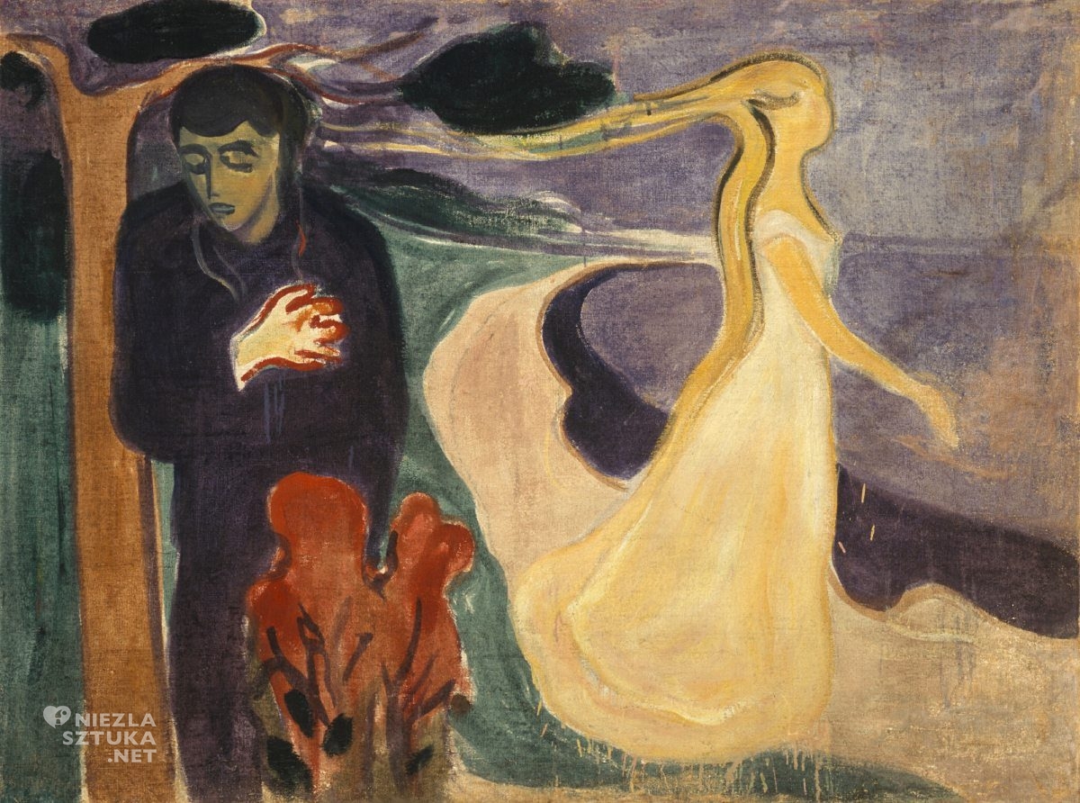 Edvard Munch, rozstanie, sztuka nowoczesna, sztuka norweska, ekspresjonizm, Niezła Sztuka
