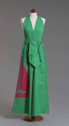 Grażyna Hase, projekt, moda, moda polska, Zielony kombinezon, projektanta, Niezła Sztuka