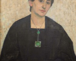 Heinrich Schröder, Portret Bronci Koller-Pinell, kobiety w sztuce, portret kobiety, sztuka austriacka, niezła sztuka