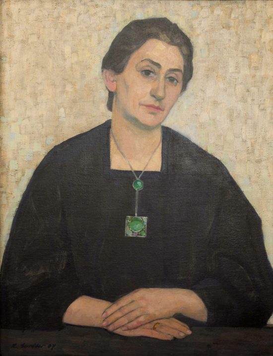 Heinrich Schröder, Portret Bronci Koller-Pinell, kobiety w sztuce, portret kobiety, sztuka austriacka, niezła sztuka