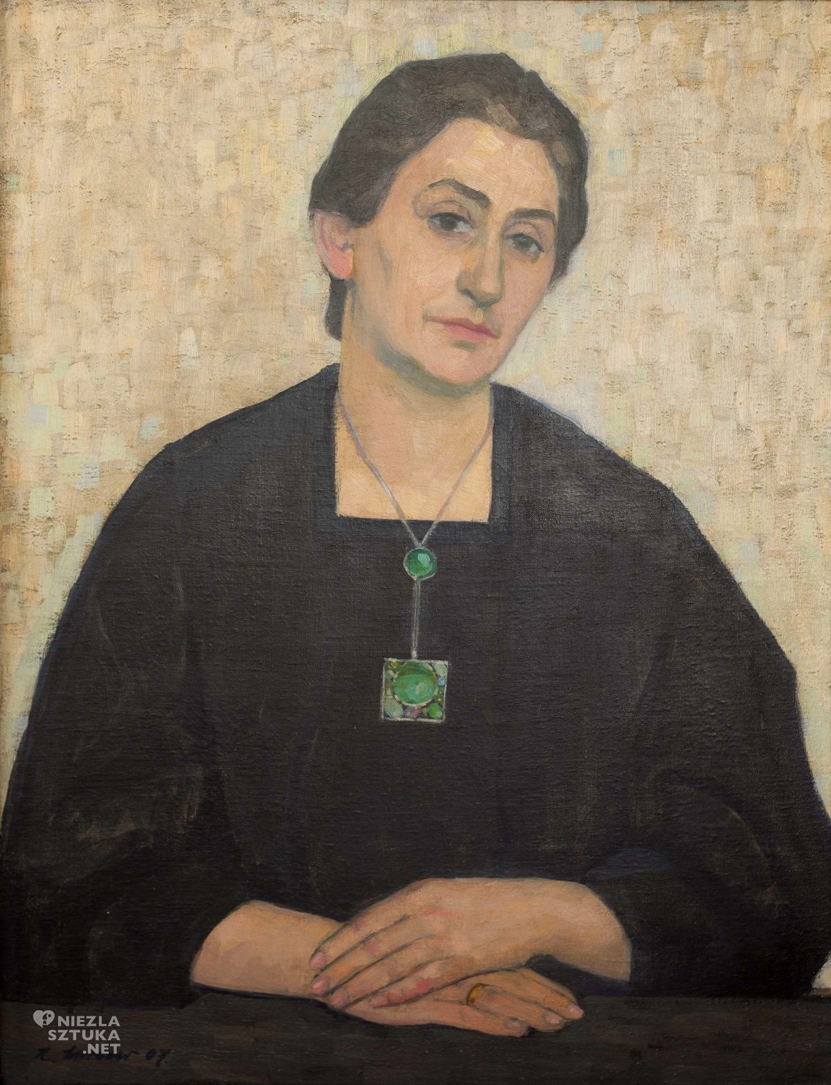 Heinrich Schröder, Portret Bronci Koller-Pinell, kobiety w sztuce, portret kobiety, sztuka austriacka, niezła sztuka