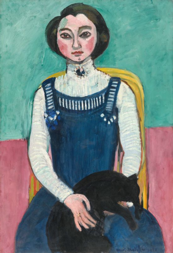 Henri Matisse, Marguerite z czarnym kotem, Mistrz i Małgorzata, Portret dziecka artysty, Malarstwo Francuskie, Niezła Sztuka