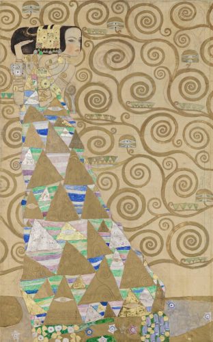 Gustav Klimt, Mozaika do Jadalni w Palais Stoclet, Tancerka, secesja, Art Nouveau, niezła sztuka