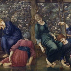 Edward Burne-Jones, Dwór ogrodowy, secesja, Niezła Sztuka