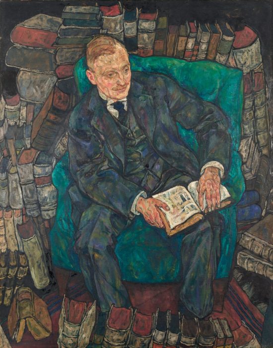 Egon Schiele, Dr. Hugo Koller, Broncia Koller-Pinell, sztuka austriacka, portret, portret męski, niezła sztuka