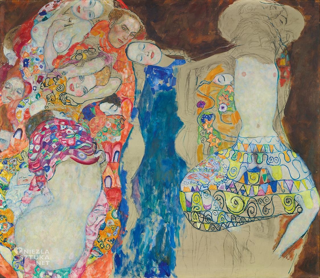 Gustav Klimt, Panna Młoda, sztuk austriacka, secesja, niezła sztuka