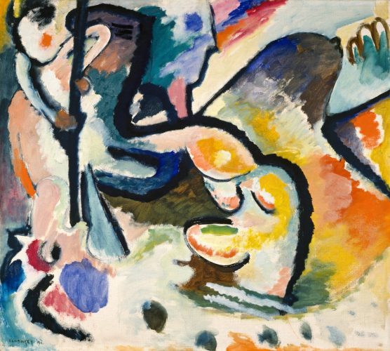 Wassily Kandinsky, Św. Jerzy III, sztuka abstrakcyjna, niezła sztuka