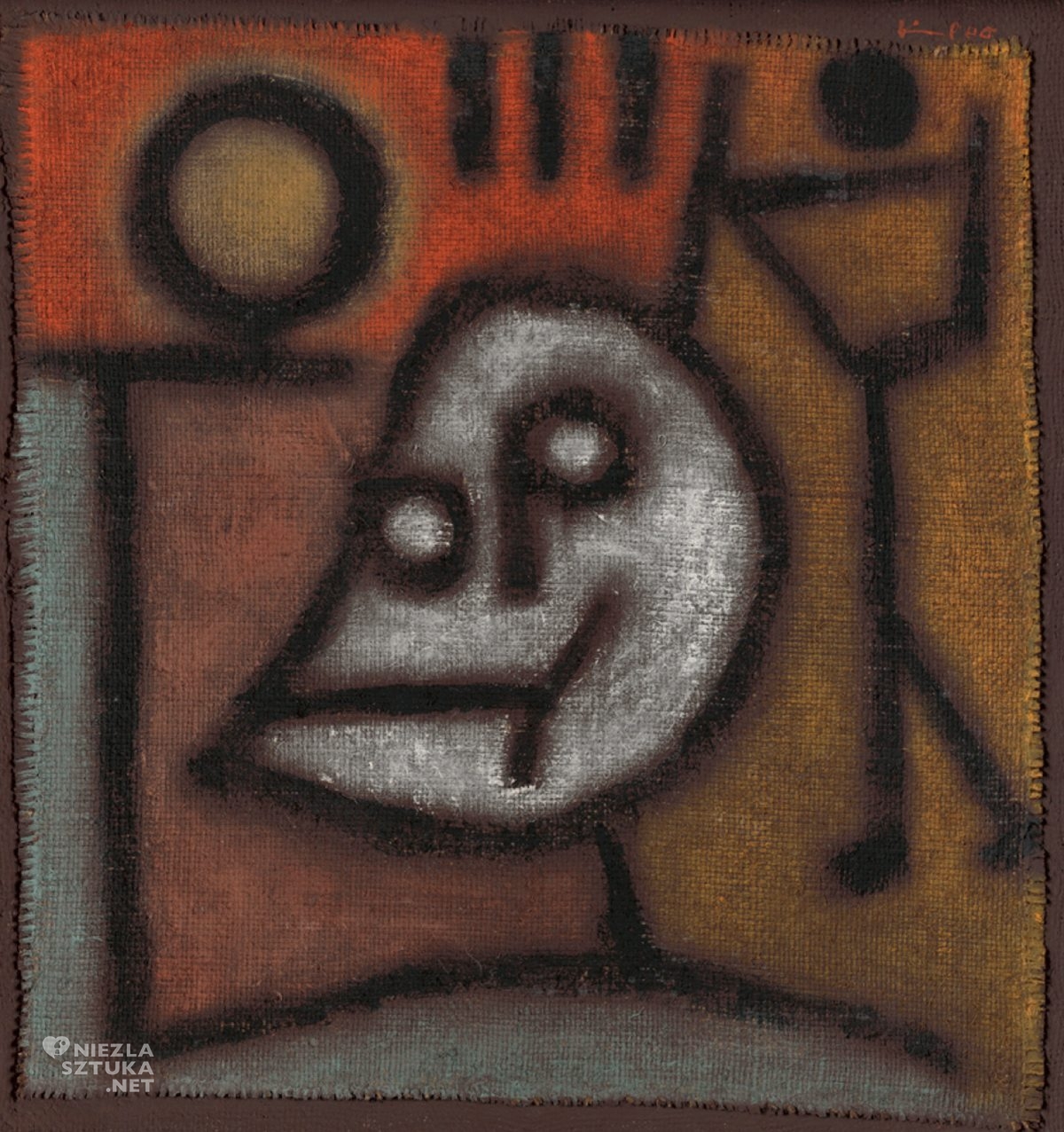 Paul Klee, Śmierć i ogień, ekspresjonizm, sztuka abstrakcyjna,