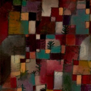 Paul Klee, rytmy czerwono-zielone i fioletowo-żółte, sztuka nowoczesna, ekspresjonizm, Niezła Sztuka