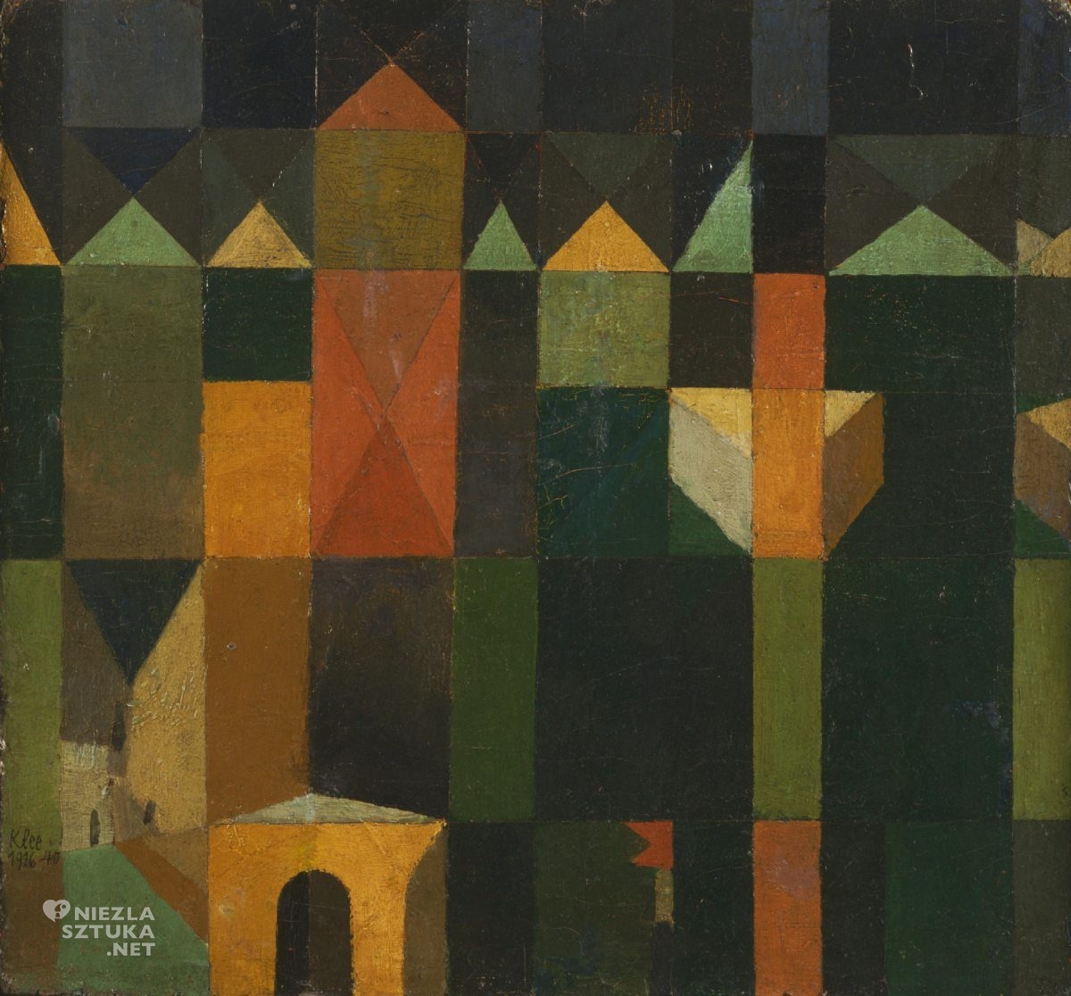 Paul Klee, Miasto wież, sztuka nowoczesna, ekspresjonizm, Niezła Sztuka