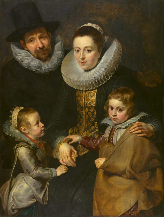 Peter Paul Rubens, Rodzina Jana Brueghla starszego, portret, portret rodzinny, malarz z rodziną, niezła sztuka