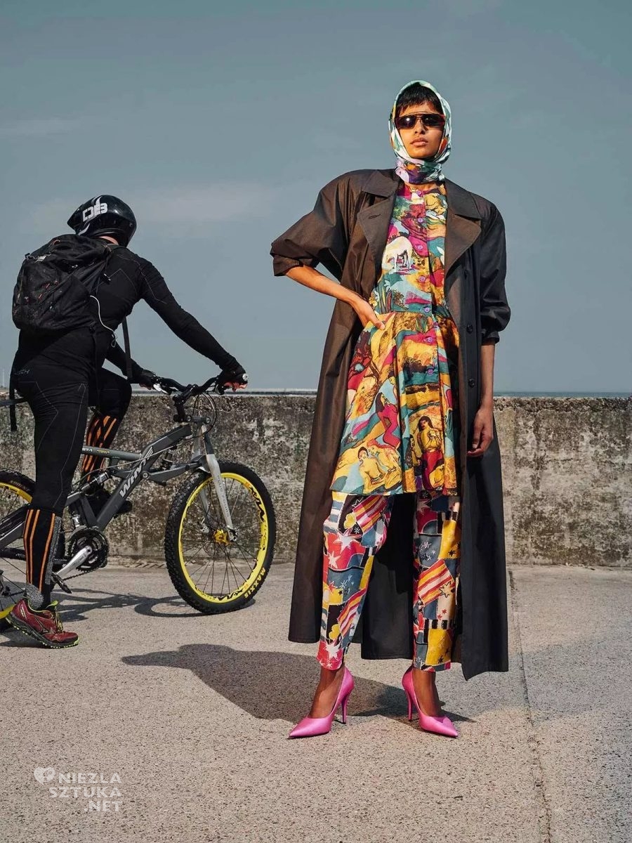 Ayesha Djwalapersad w ubraniach Hofflandu, pokaz mody, Hoff, Zuza Krajewska, niezła sztuka