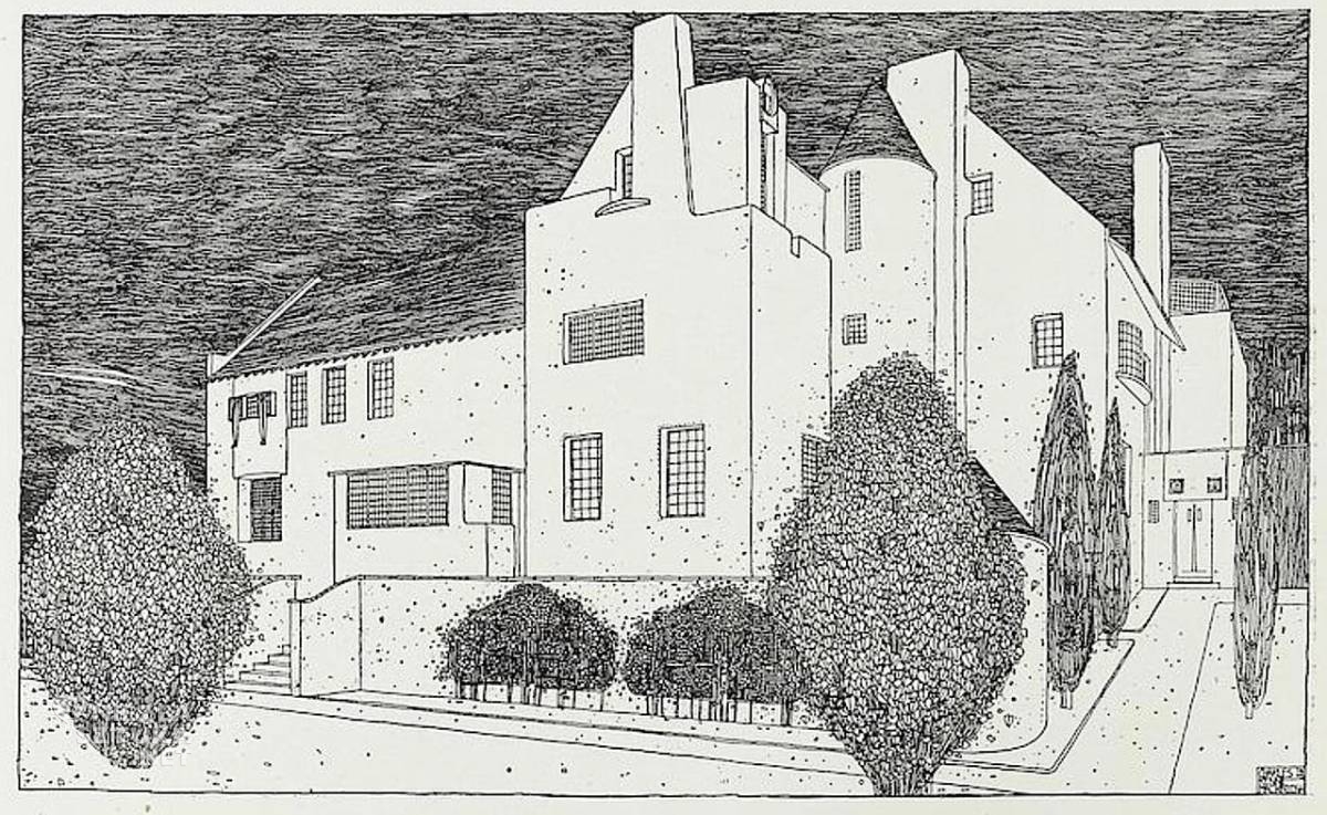 Charles Rennie Mackintosh, Hill House, Helensburgh, Secesja, Niezła Sztuka