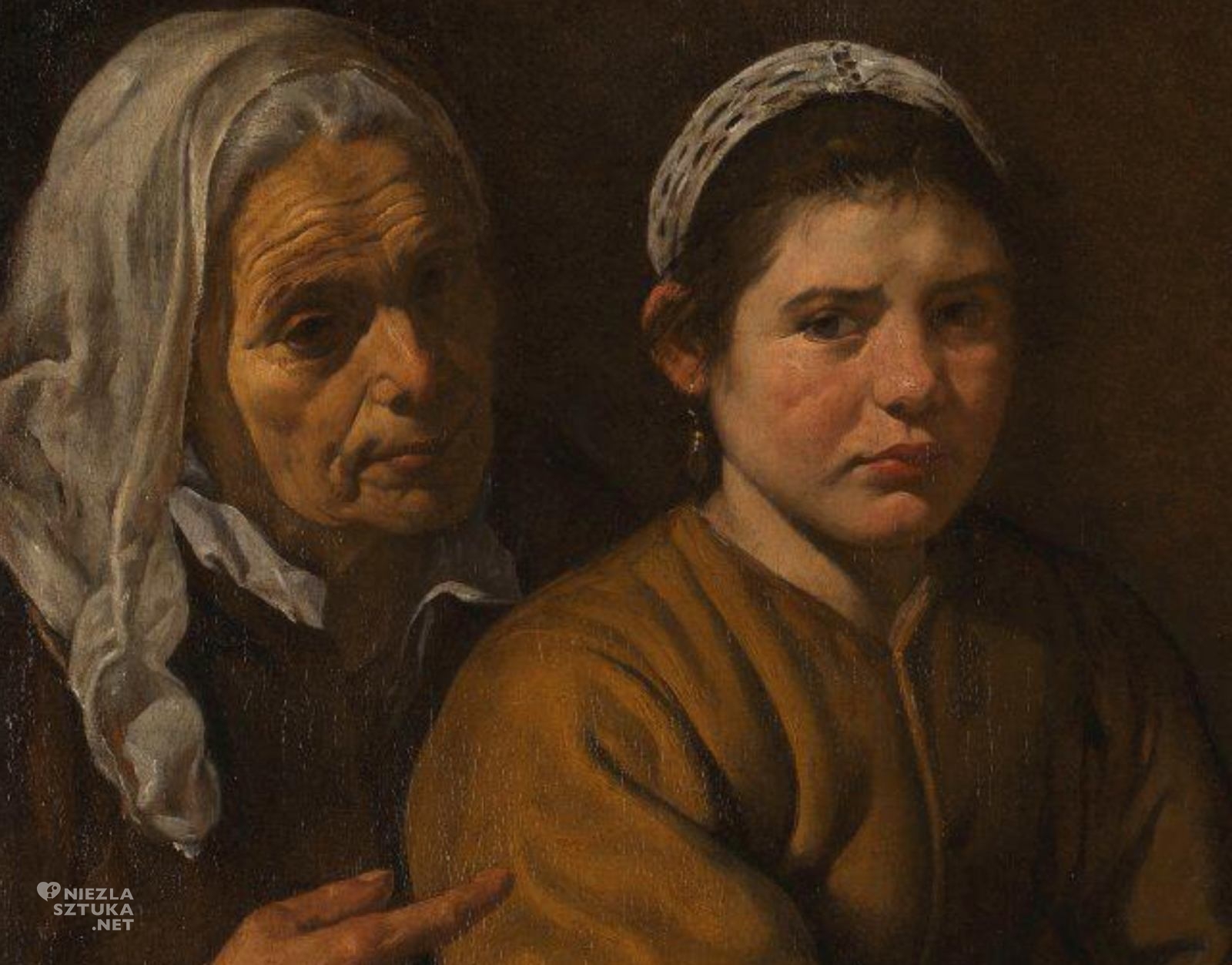Diego Velázquez, Chrystus w domu Marii i Marty, scena religijna, przypowieść, niezła sztuka