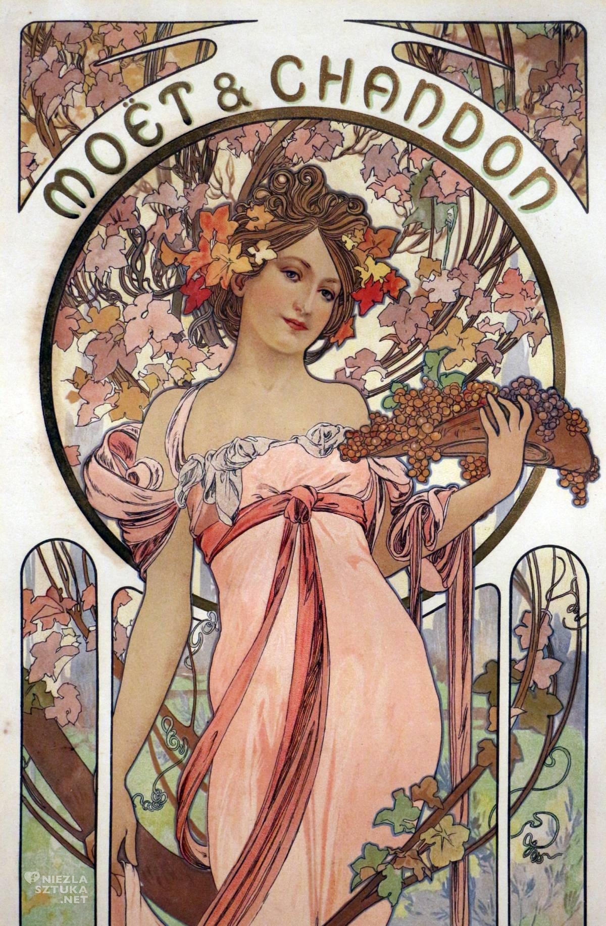 Alfons Mucha, Moët & Chandon, White Star, sztuka czeska, secesja, art nouveau, niezła sztuka