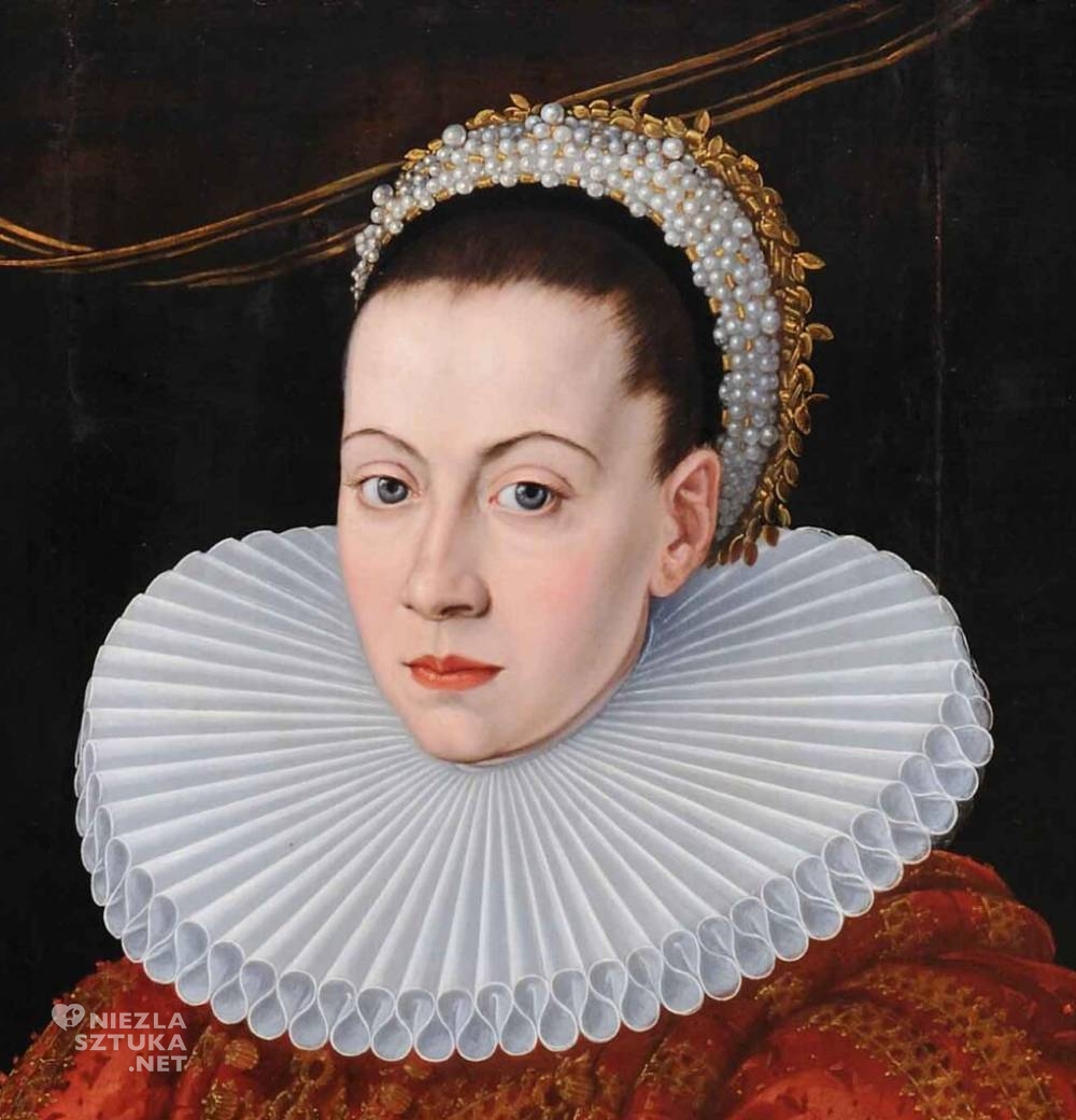 Anton Möller, Portret patrycjuszki, portret, portret kobiecy, niezła sztuka