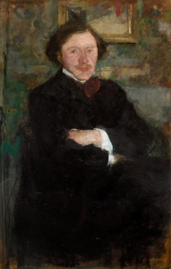 Olga Boznańska, Portret muzyka prof. Dietha, sztuka polska, portret muzyka, muzyka w sztuce, niezła sztuka