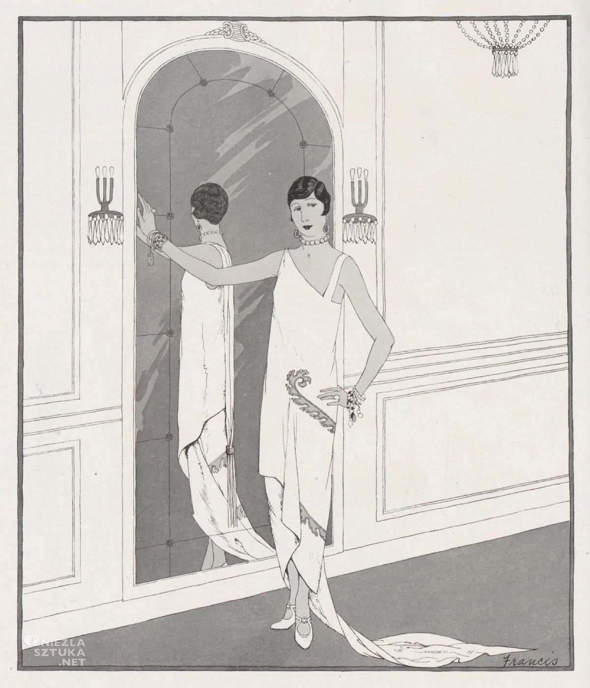 Madeleine Vionnet, projekt, reklama, moda, design, moda francuska, zdjęcie, archiwum, niezła sztuka