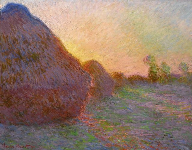 Claude Monet, Meules, sztuka francuska, impresjonizm, niezła sztuka