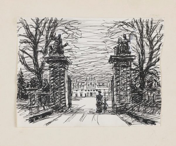 Marek Żuławski, Pałac Wilanowski, rysunek, sztuka polska, sztuka współczesna, Niezła Sztuka