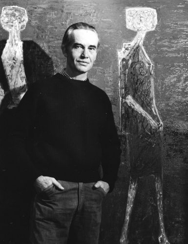 Marek Żuławski w pracowni, niezła sztuka